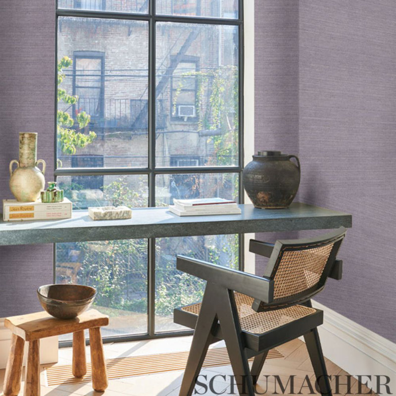 Haruki Sisal Wallpaper, Thistle 