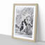 Rabbits by Kawanabe Kyosai - Picture Frame Painting Print-55601432-55601433