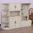 Multifunctional Left-Right Combination Hall Cabinet (Can Be Used Separately) With Storage And 4 Hooks, Storage Cabinet/ Hall Tree 2 In 1 For Living Room, Kitchen And Hallway-1888523170