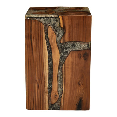 Glass Top End Table