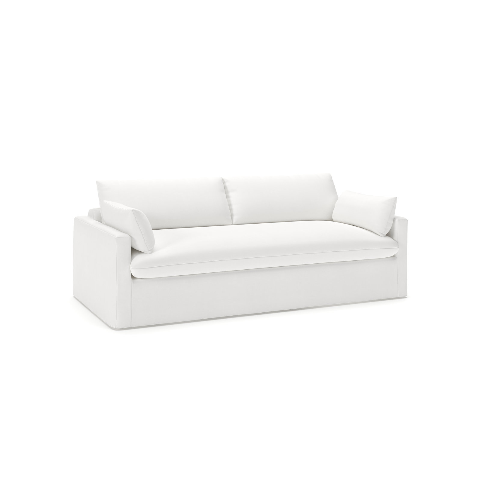 Luna 96'' Sofa, Bayou Off White Canvas
