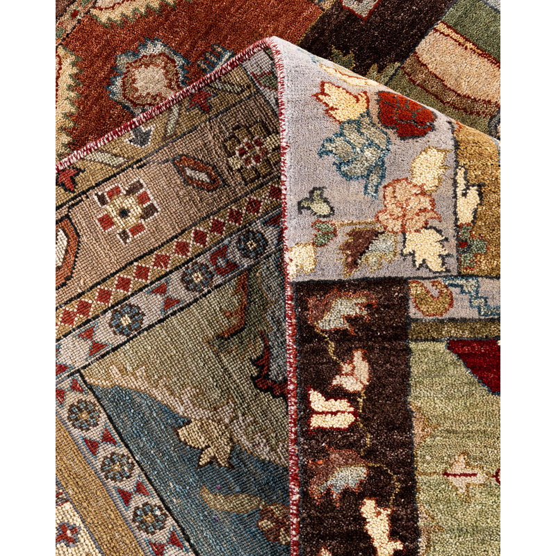 Overdyed One-of-a-Kind 8' 3" X 10' 3" Hand Knotted Area Rug