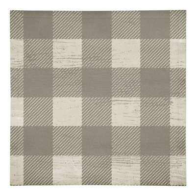 Serviette de table en coton 10 po Murin