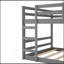Lit superposé double au-dessus de double polyvalent pour optimiser l'espace et rehausser le style-813663993