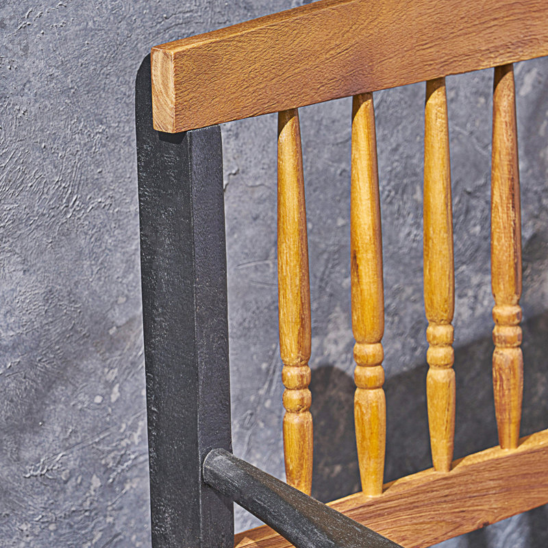 Banc de ferme avec tablette intégrée
