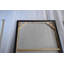 Peinture abstraite sur toile orange encadrée 41 "x 61"