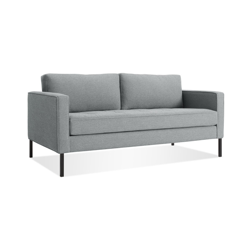 Paramount Sofa, Sanford Ceramic Crossweave, Metal, 32" H x 95" W x 34" D