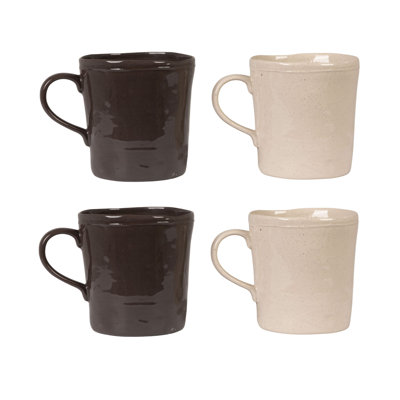 Stoneware Mug, Hand-Painted