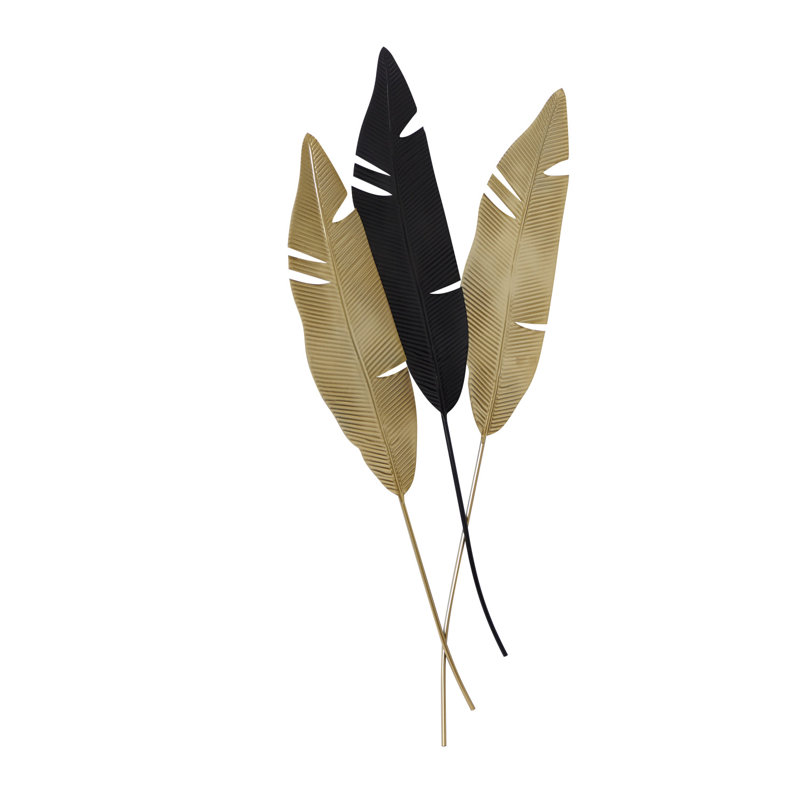 Coastal Plants & Flowers Wall Decor on Metal