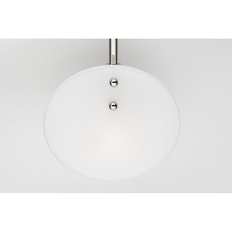 Plafonnier semi-encastré 48 lumières Giselle, Nickel poli