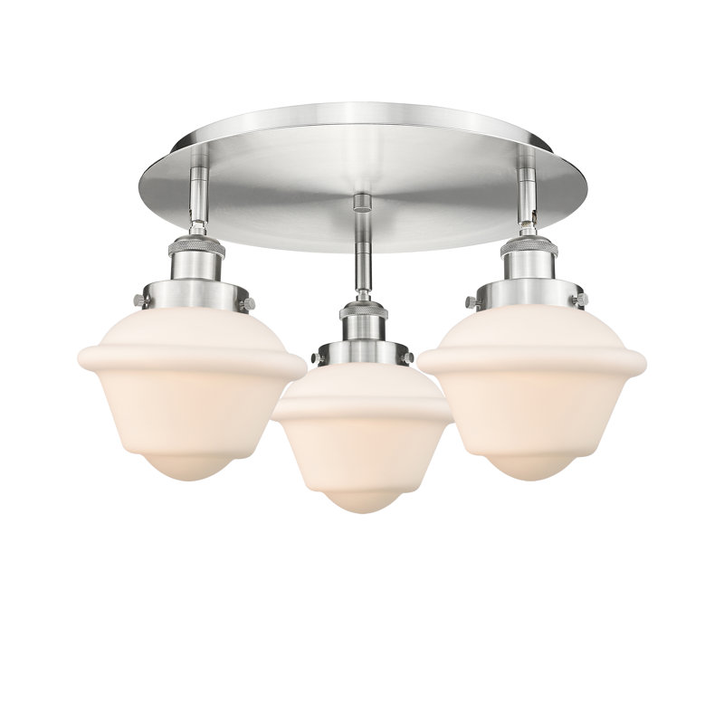 Plafonnier encastré Grourke, Blanc mat, Nickel satiné