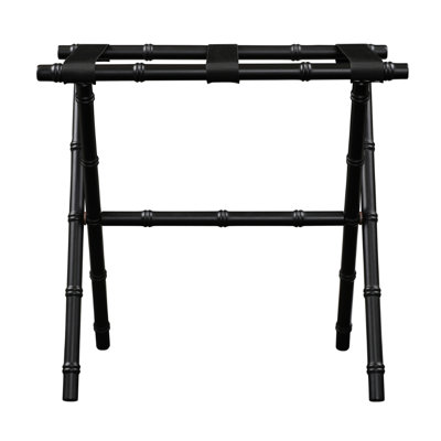 Folding Wood Bamboo Inspired Luggage Rack