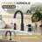 Widespread 2-handle Bathroom Faucet with Drain Assembly-103560080