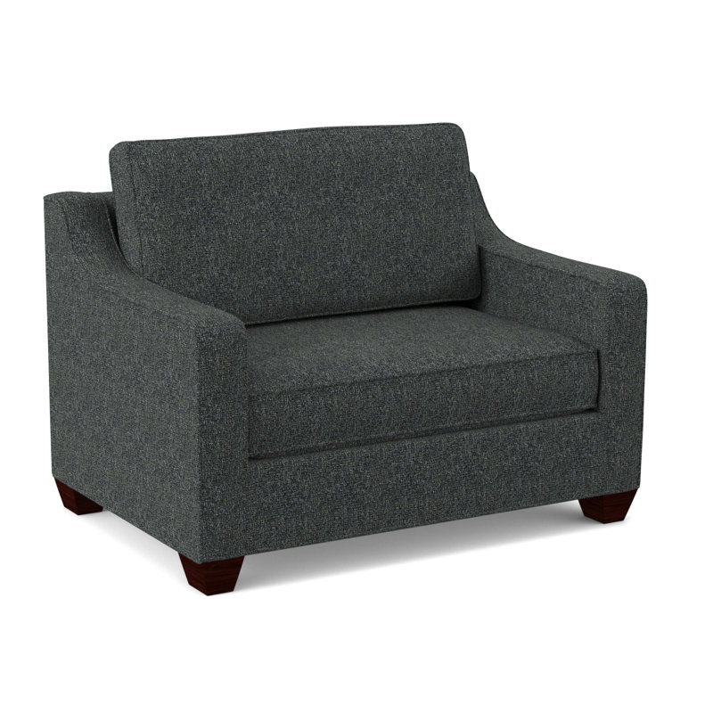 Clark Convertible Chair, Connelly Crow, Empire Mahogany