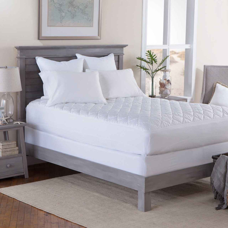 Tommy Bahama Plush Triple Protection Polyester Mattress Pad, Queen