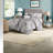 Comfortable King Size Polyester Bedding Sets, Chic Damask Design For Home