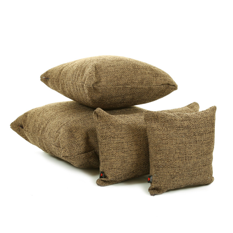 Alvarez Square Throw Cushion, 55 x 55cm, Brown