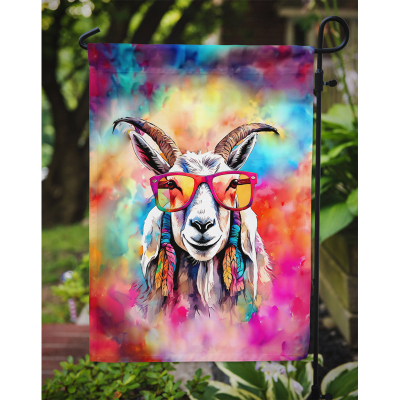Drapeau de jardin hippie