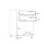 Canonero 42.4 cm W 2 -Drawer Filing Cabinet