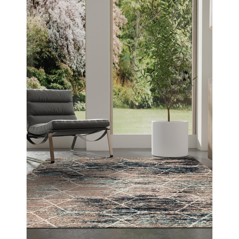 Tapis gris Johnstonville, Rectangle 3 pi 1 po x 5 pi 3 po