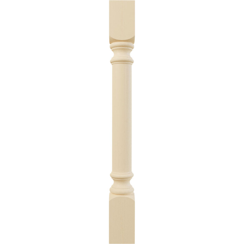 Colonne d'armoire traditionnelle (bloc supérieur: 6 1/8 po), Érable