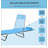 Outsunny Folding Chaise Lounge Chair, Pool Sun Tanning Chair, Outdoor Lounge Chair with Reclining Back, Breathable Mesh Seat, Headrest for Beach, Yard, Patio-778093116