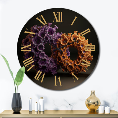 Horloge murale en métal Antopterylium