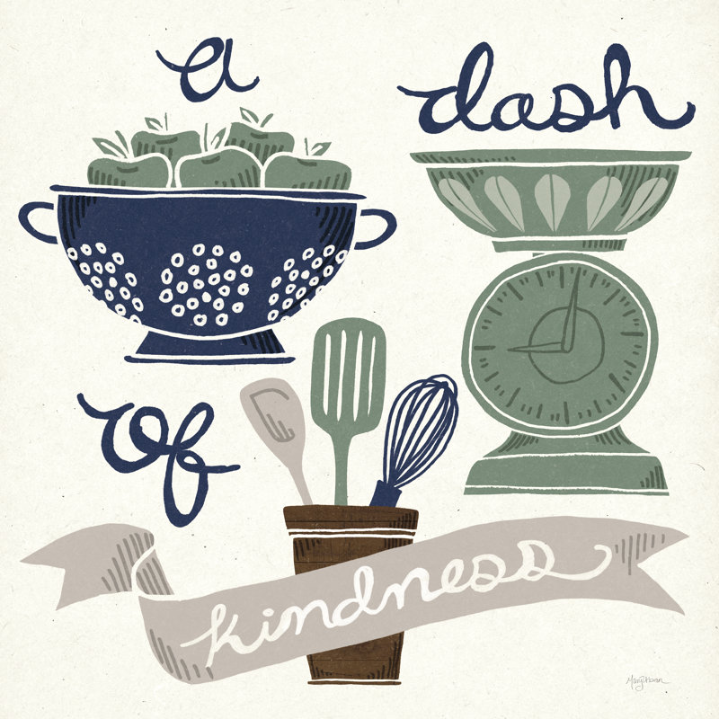 A Dash Of Kindness Winter by Mary Urban - Wrapped Canvas Print, 51cm H x 51cm W