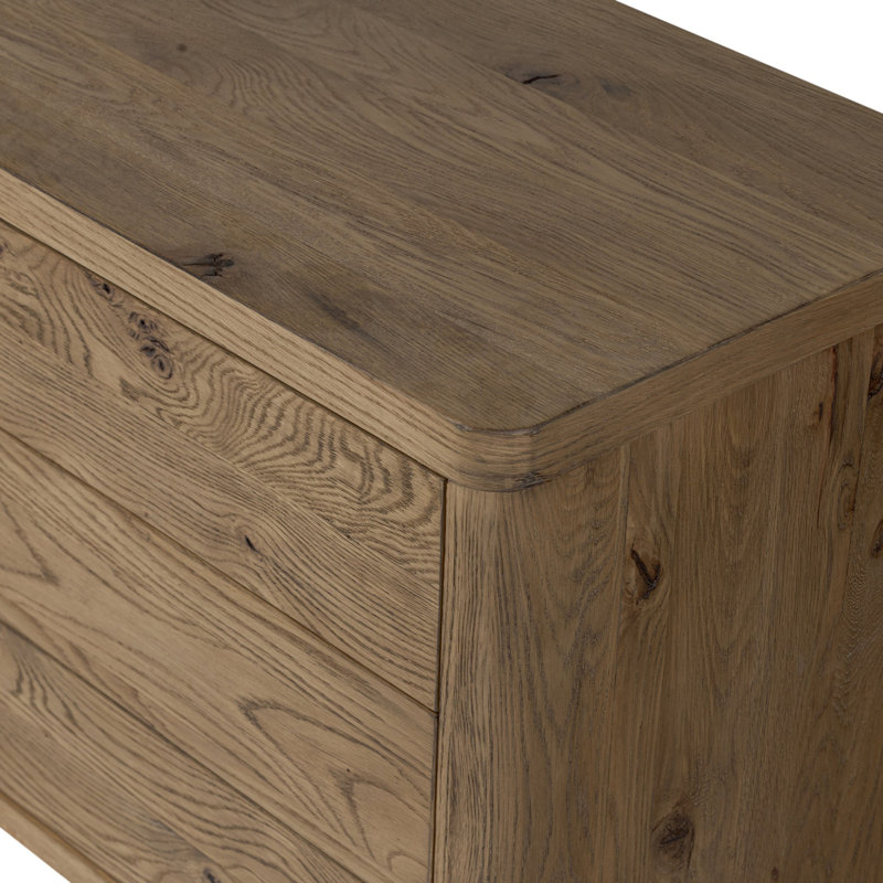Noeline Media Console TV Stand, Light Brown