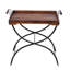 Trenton Tray Top Cross Legs End Table