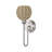 Summervine 1 Light Brushed Nickel Single Sconce-121436197