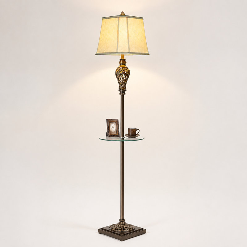 Lampe sur pied rustique