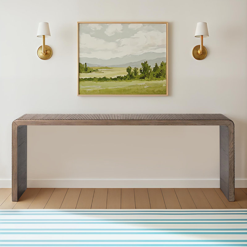 Claribel 80'' Console Table, Brown
