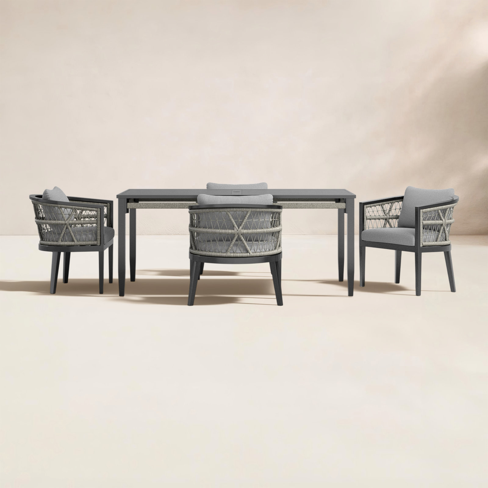 Elvina 66" Patio Dining Set