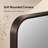 Leyat Modern Rectangle Metal Frame Wall Mirror for Bathroom-1133631103-1133631092