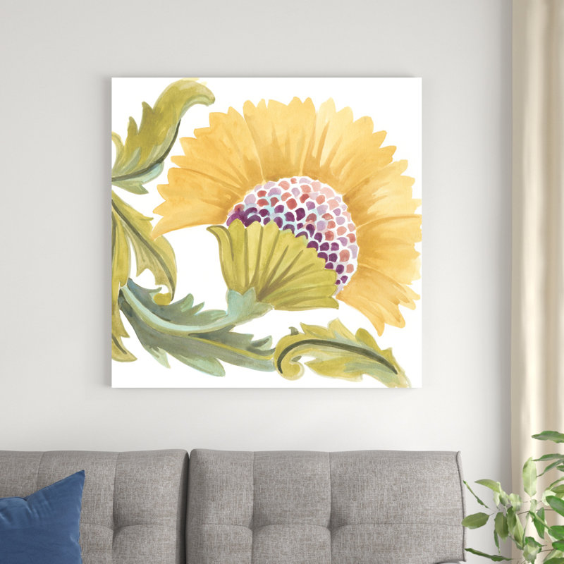 Abbey Floral Tiles VII, H 36 po x l 36 po x P 1,25 po