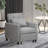 Convertible Sofa Lounger Chair Bed Multi-Functional Sleeper Recliner With Tufted Upholstered Fabric, Adjustable Angle Backrest, And Pillow
