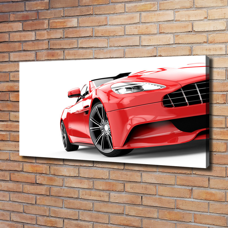 Sports Car - Wrapped Canvas Print
