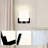 Gulianna 1- Light LED Flush Mounted Sconce Wall Sconces for Bedroom Modern Wall Light Fixtures-853560600