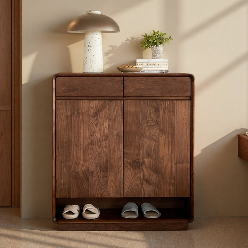 Retro style furniture storage shoe cabinet