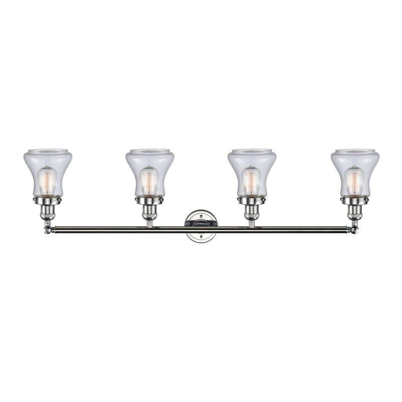 Reyhani 4 - Light Dimmable Vanity Light, Clear, Polished Chrome