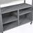 Foldable Outdoor Kitchen Island With Lockable Wheels, Storage, And Towel Rack For Patio Cooking, Grey-774948619