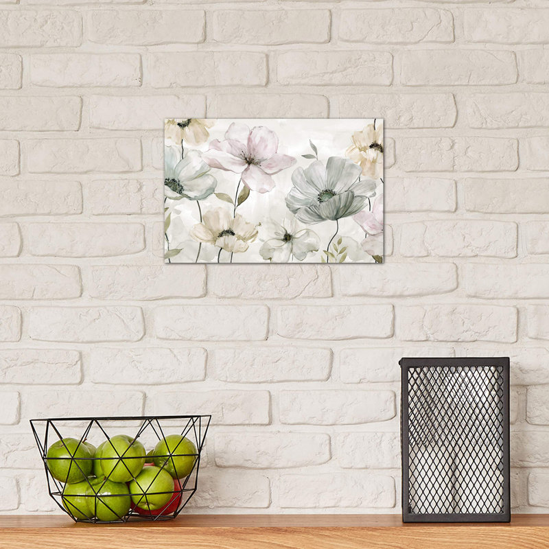 Garden Greys by Carol Robinson - Painting on Canvas, 20.32 cm H x 30.48 cm W, No Frame