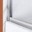Porte de baignoire demi-cadre l 58 po x H 57,37 po