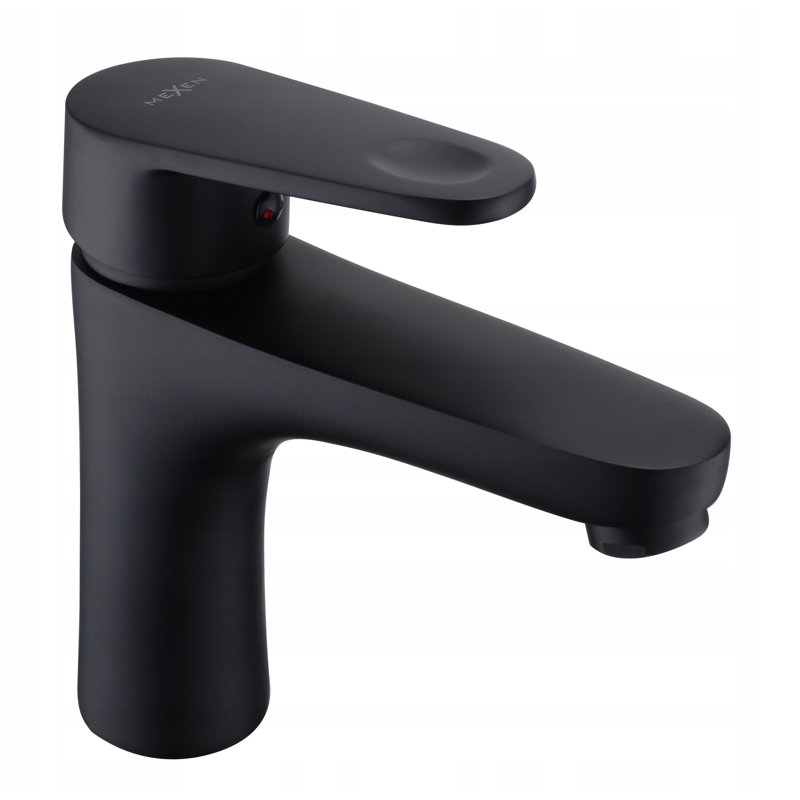 Mxn Kama Bateria Umywalkowa Czarna Waterfall Tap