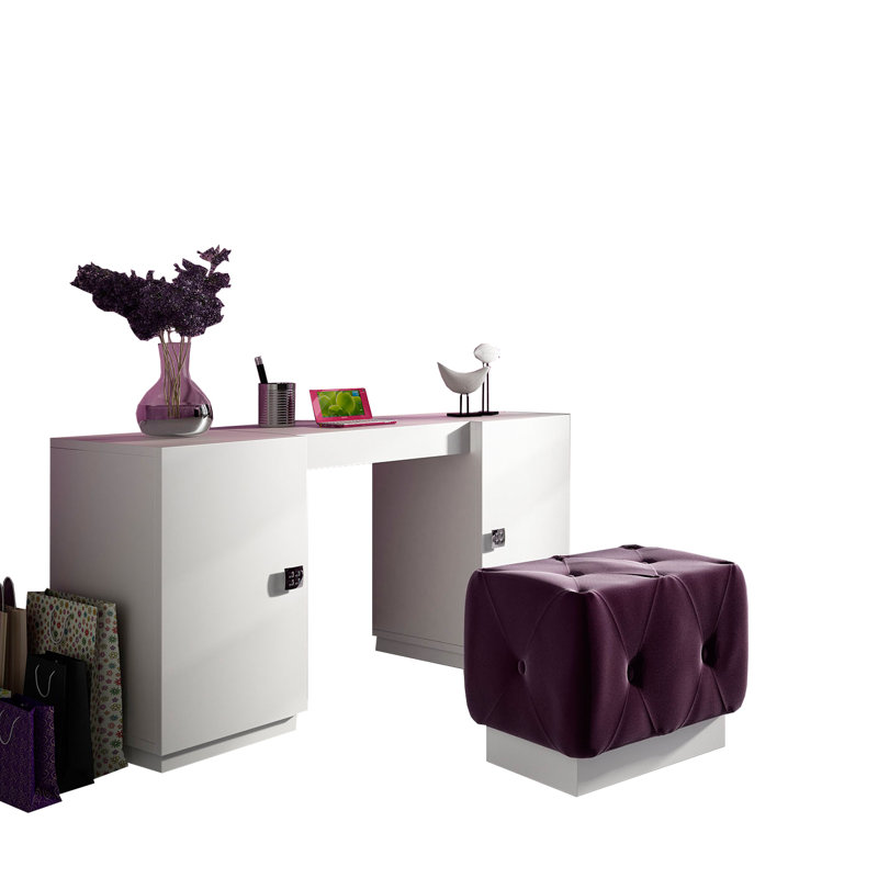 Ensemble coiffeuse avec tabouret et miroir