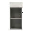 [Vidéo] Meuble-lavabo flottant moderne de 21,6 po avec lavabo en céramique - parfait pour les petites salles de bain, rangement à gauche-115898645