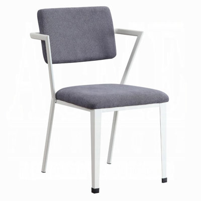 Cargo Fabric Upholstered Metal Side Chair