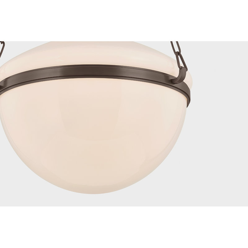 Paradigm Pendant by Lauren Liess x Troy, 25.75" H x 4.75" W x 0.75" D, 25W, Bronze