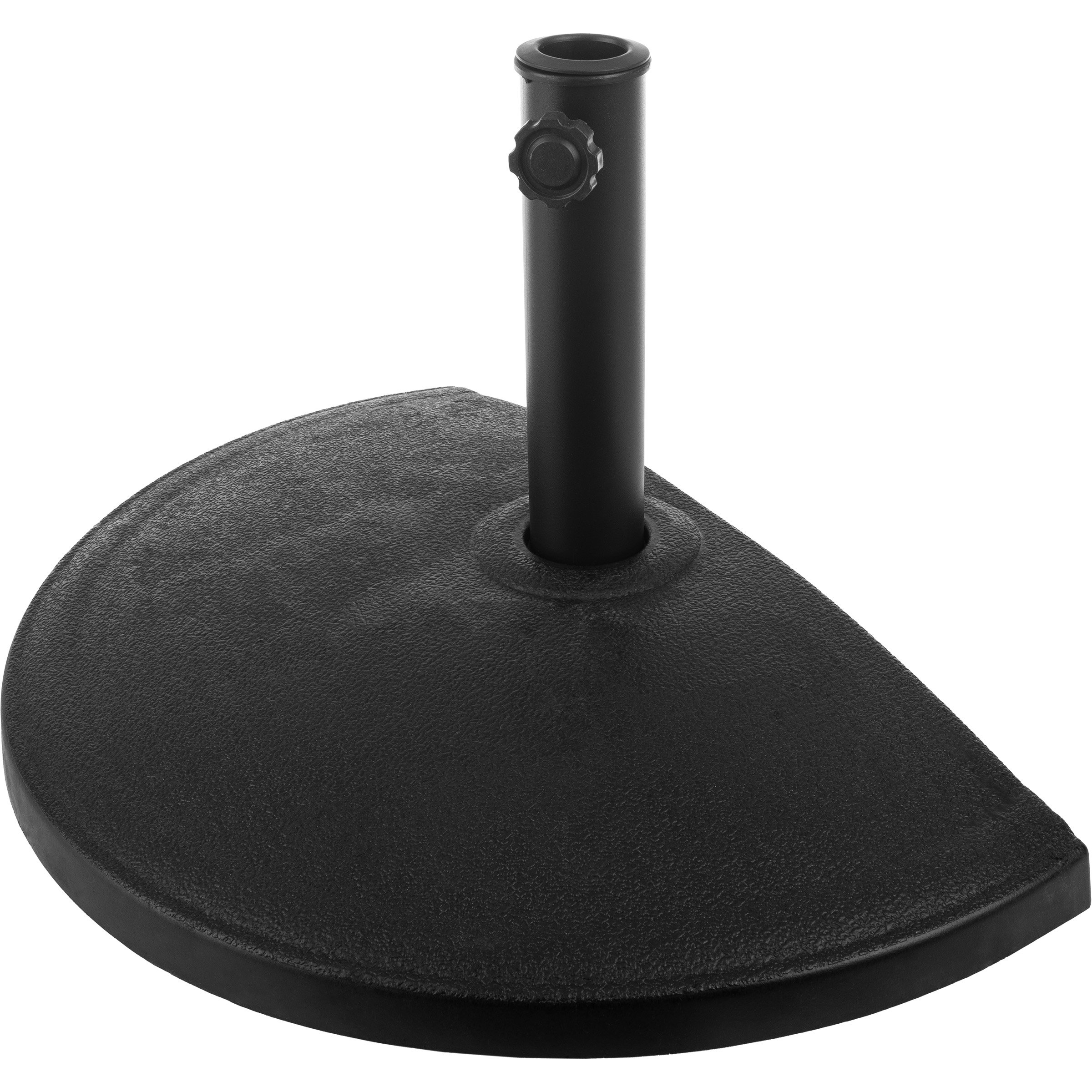 Arlmont & Co. Charlyann Half Umbrella Base 32lbs HeavyDuty Resin and Cement Weighted Patio
